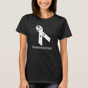 Bisköldkörtel  Fallskärmsjägare  Vitt band T Shirt