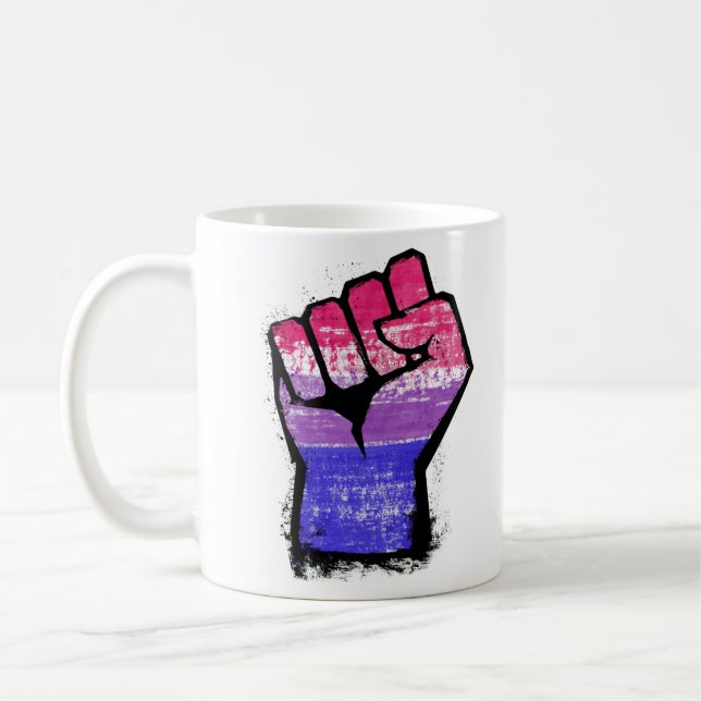 Biskön protestnäve kaffemugg (Vänster)