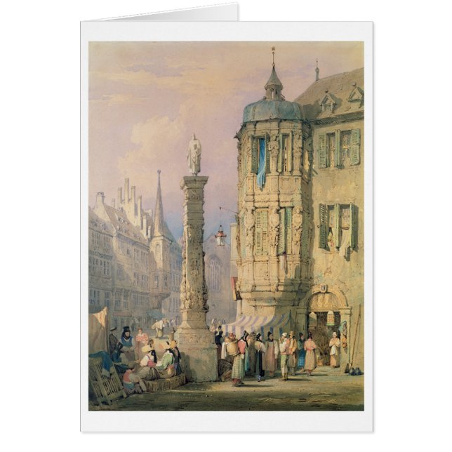 Biskop slott, Wurzburg Hälsningskort (Framsidan)