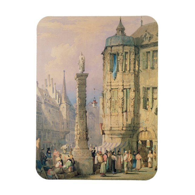 Biskopen's Palace, Wurzburg Magnet (Vertikal)