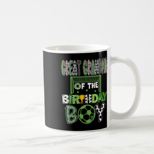 Biskoppsbarns fotbollsspelande farfars mamma kaffemugg (Höger)