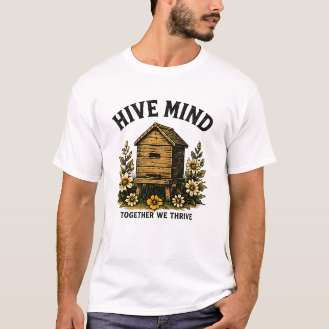 Biskopsnekt | Vintage Bihusljud Design T Shirt (Framsida)