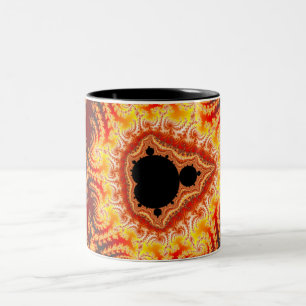 Biskopsstol av Satan - Fractalmugg Två-Tonad Mugg