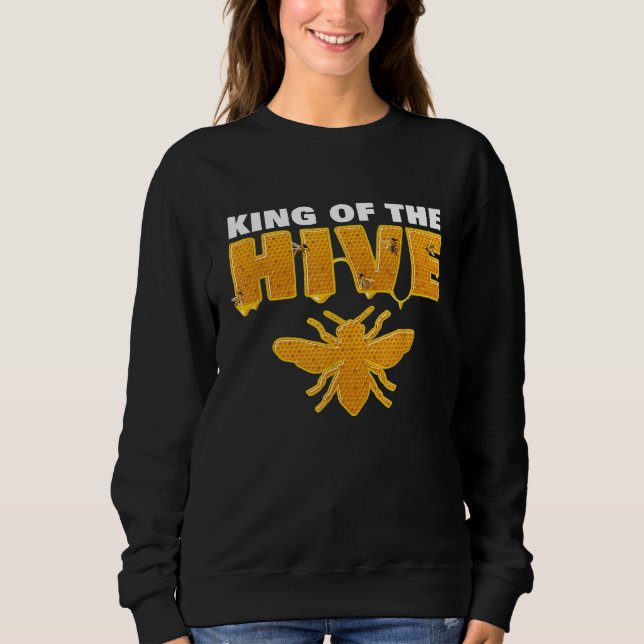 Biskung  Honungsbi Bihållare Biskötsel T Shirt (Framsida)