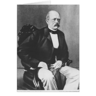 Bismarck 1870 före förklaringen från Krig Hälsningskort