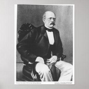 Bismarck 1870 före förklaringen från Krig Poster