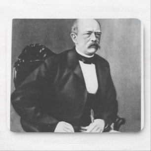 Bismarck i 1870 för förklaringen av krig musmatta