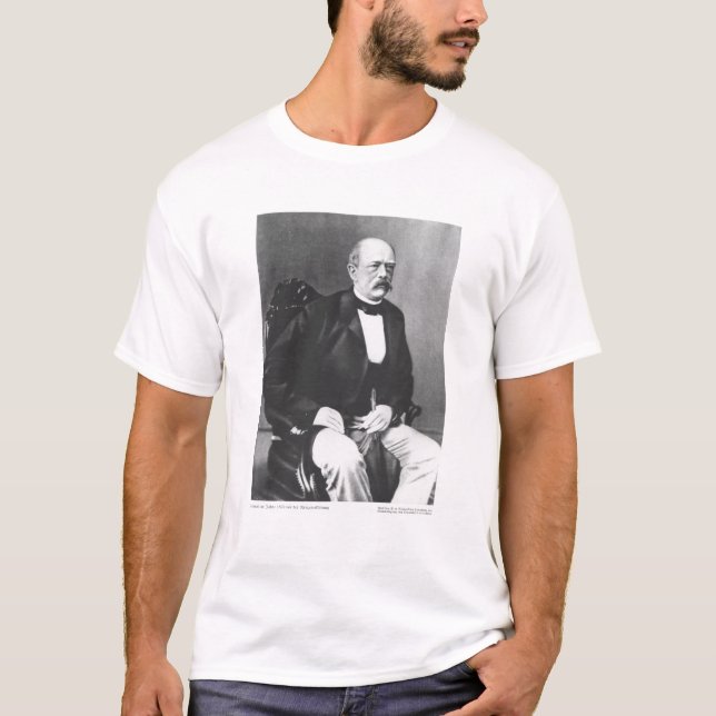 Bismarck i 1870 för förklaringen av krig t-shirt (Framsida)