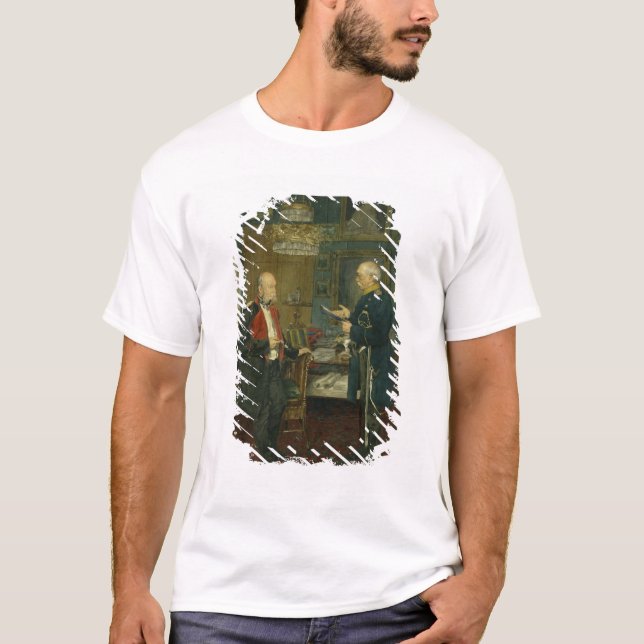 Bismarck med kejsaren Wilhelm mig T-shirt (Framsida)
