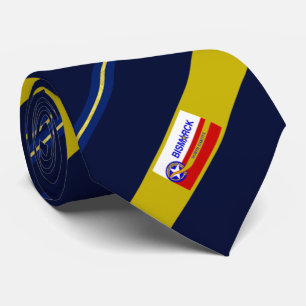 Bismarck (North Dakota) City flagga Neck Tie Slips