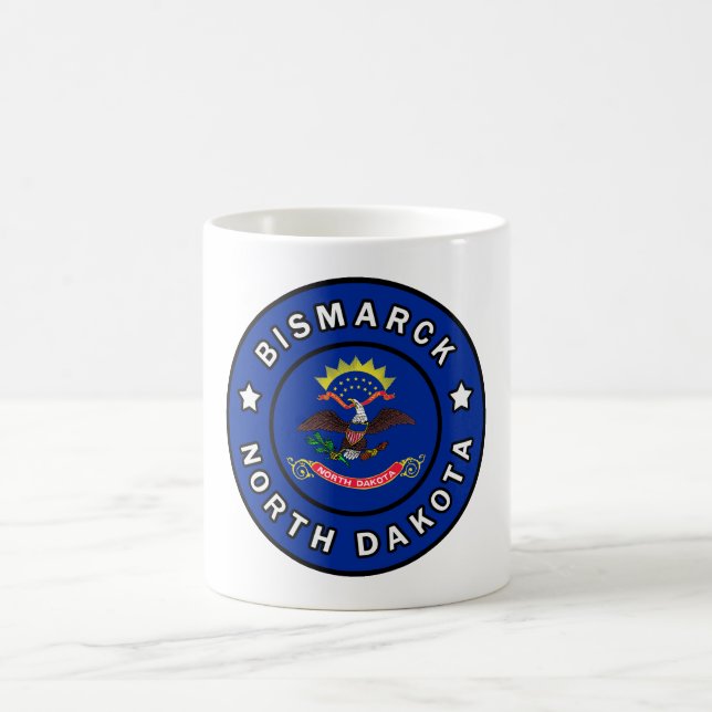 Bismarck North Dakota Kaffemugg (Center)