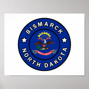 Bismarck North Dakota Poster