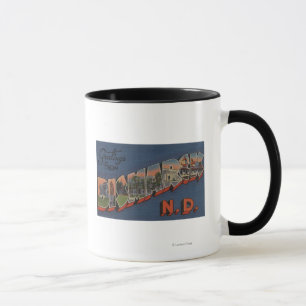 Bismarck North Dakota - stora brevplatser Mugg