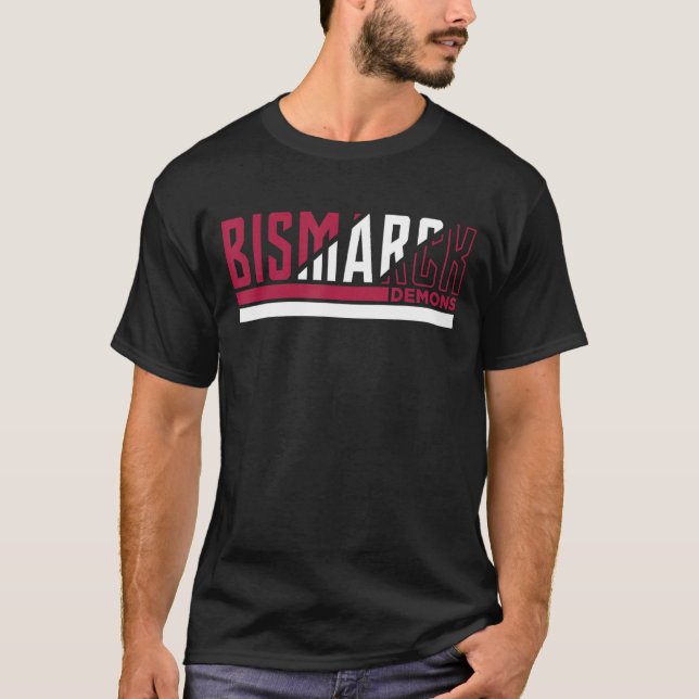 Bismarck North Dakota T Shirt (Framsida)