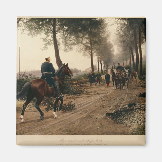 Bismarck och Napoleon Magnet (Framsidan)