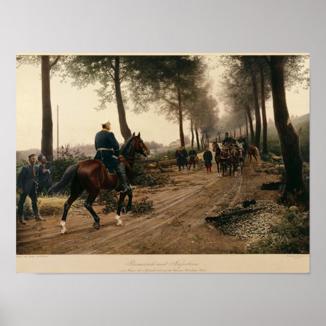 Bismarck och Napoleon Poster (Framsidan)