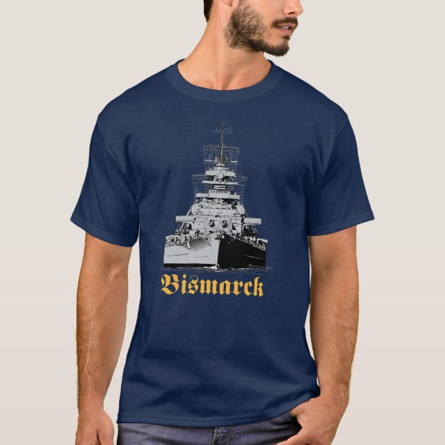 Bismarck-skjorta T Shirt (Framsida)