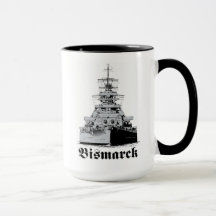 Bismarck-slagskeppsmugg