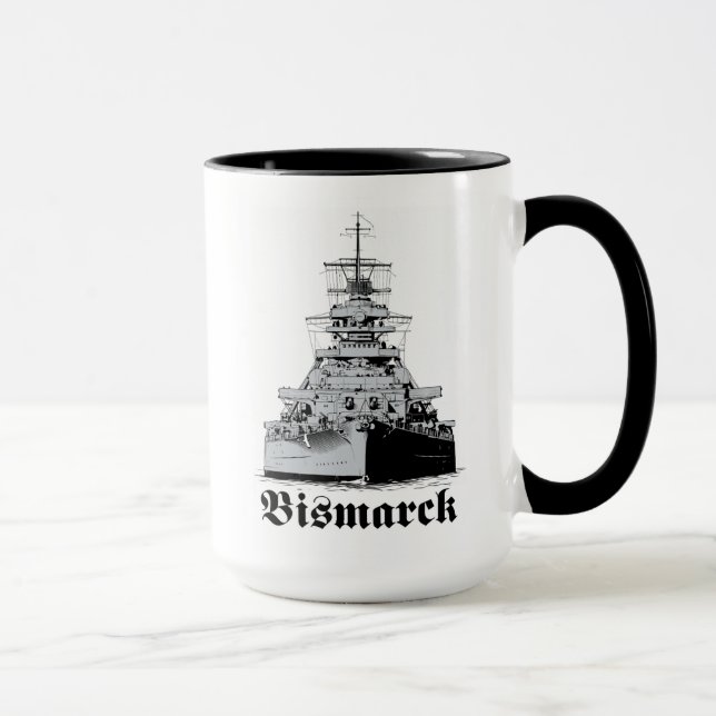 Bismarck-slagskeppsmugg Mugg (Höger)