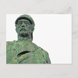 Bismarck Statue, Berlin,Head, White Back(bs2pst) Vykort