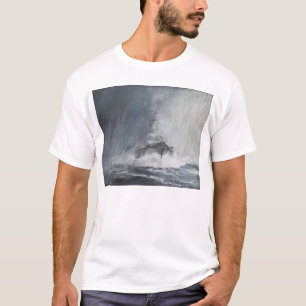 Bismarck till och med gardiner av regnar regnar tee shirt