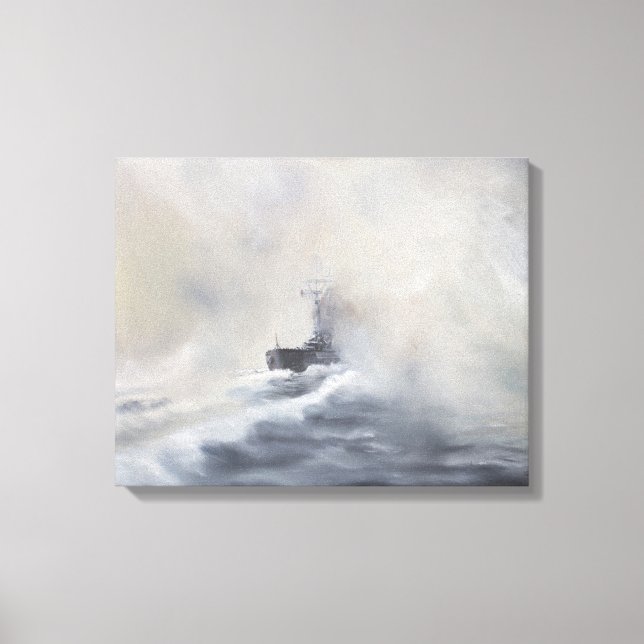 Bismarck undvek sina övertalare den 25 maj 1941, 2 canvastryck (Framsida)