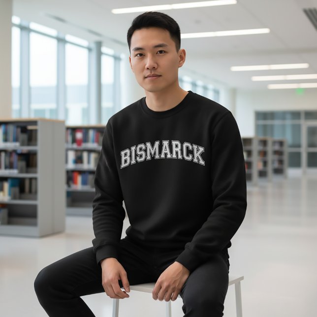 BISMARCK Universitetsstilsvärmare Amerika College Lång Ärmad Tröja (Skapare uppladdad)