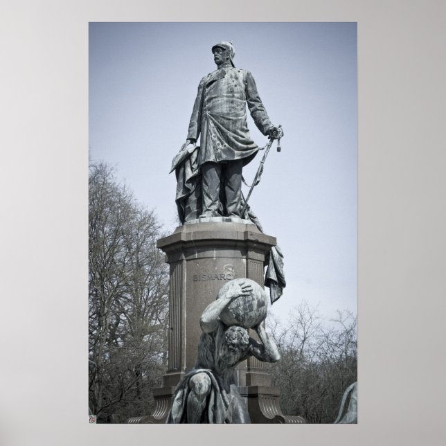 Bismarckmonotumentet i Berlin Poster (Framsidan)