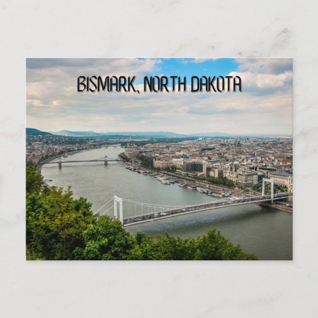 Bismark North Dakota vykort (Framsida)