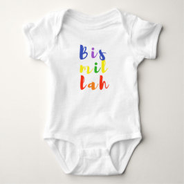 Bismillah babyJersey Bodysuit Tee Shirt