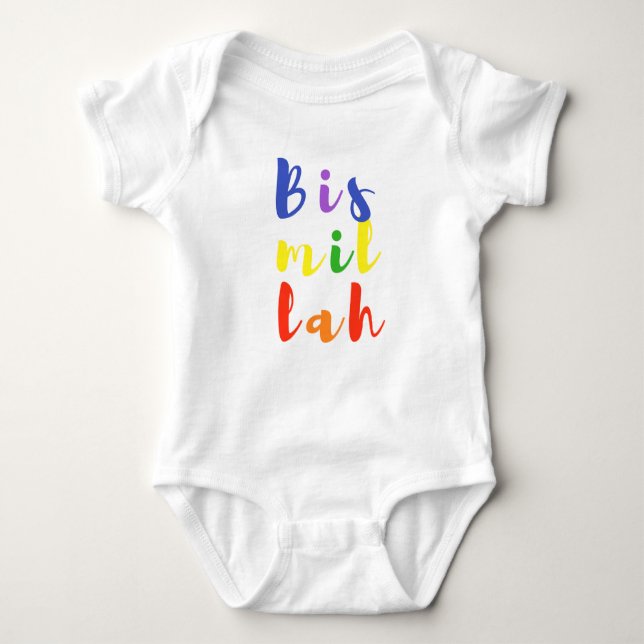 Bismillah babyJersey Bodysuit Tröja (Framsida)