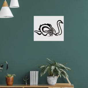 Bismillah Bism Allah arabisk kalligrafi islamisk k Poster