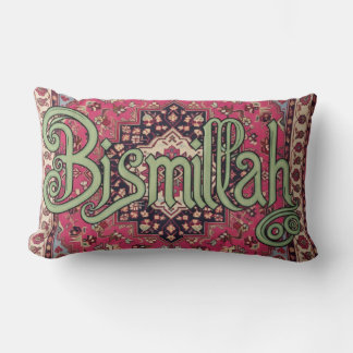 Bismillah Eastern Islamic Throw pillow Lumbarkudde