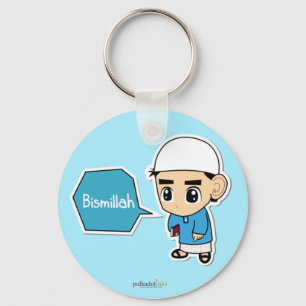 Bismillah pojke Keychain Nyckelring