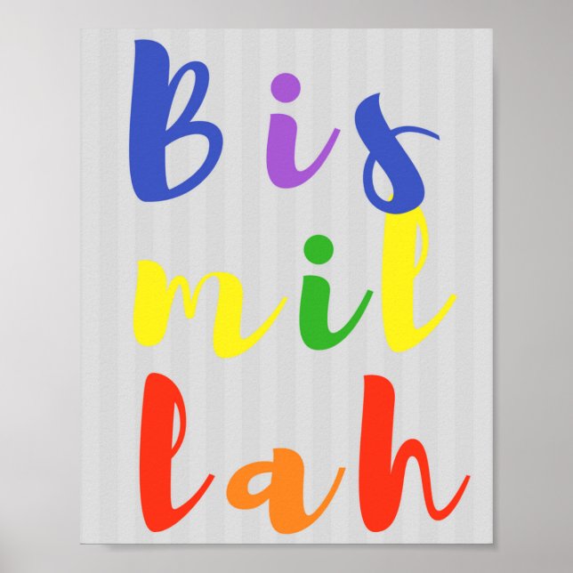 Bismillah Poster (Framsidan)