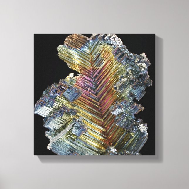 Bismuth crystal canvastryck (Framsida)
