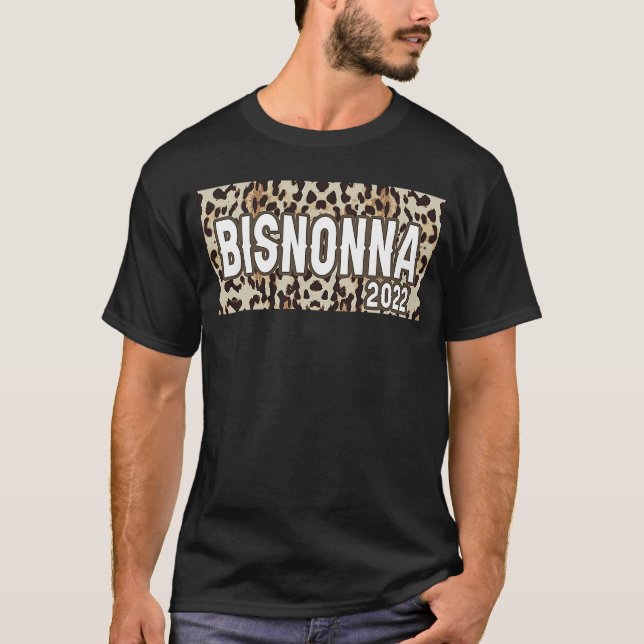 Bisnonna 2022 Announcement Italian Great Grandma L T Shirt (Framsida)