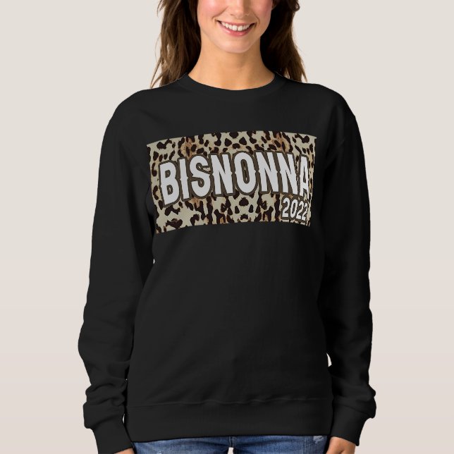 Bisnonna 2022 Announcement Italian Great Grandma L T Shirt (Framsida)