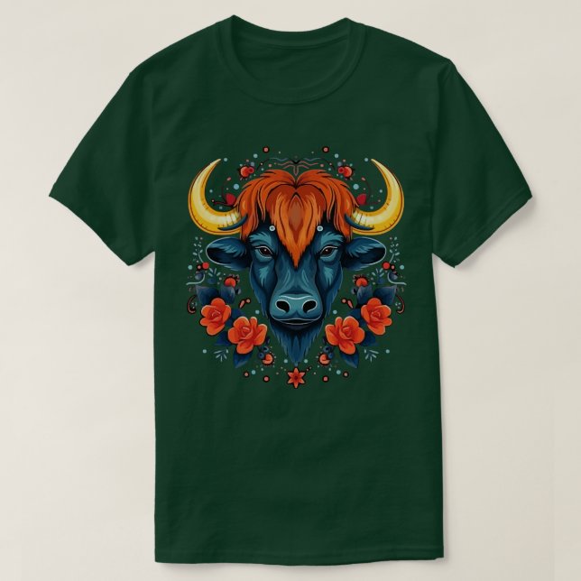 Bison Alla hjärtans dag T Shirt (Design framsida)