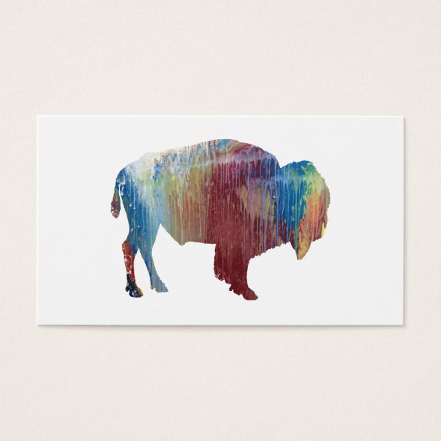 Bison art visitkort (Framsidan)