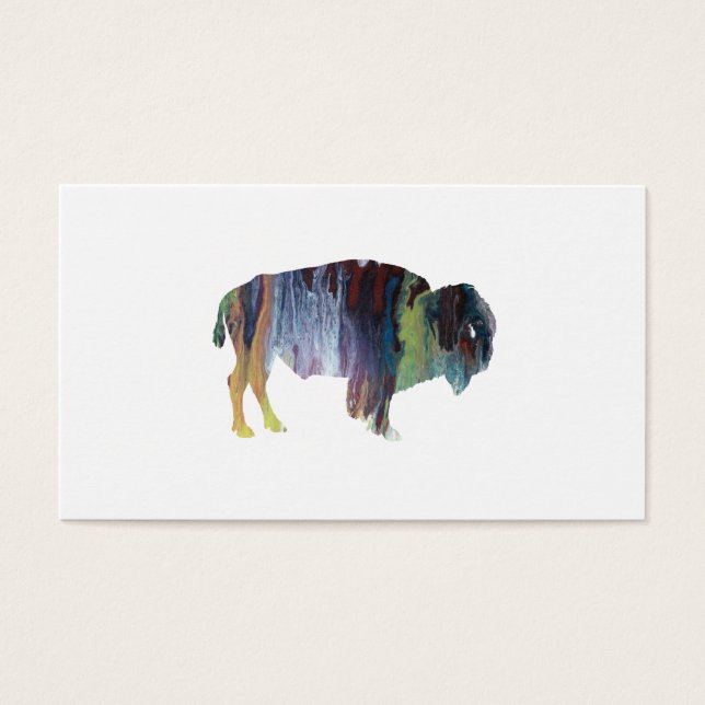 Bison art visitkort (Framsidan)