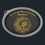 Bison Buffalo i Intricate Blommigt Design Mönster<br><div class="desc">Den här teckningen har en bison buffalo som står i majoritet i en cirkelformad sammansättning. Konstruktionen,  omgiven av blommigtens motiv och snurrande linjer,  fångar naturens skönhet.</div>