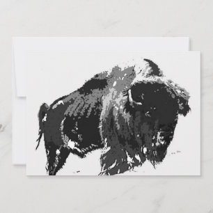 Bison/Buffalo-inbjudan - Buffaloes Inbjudan