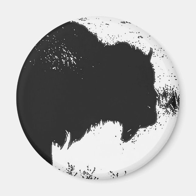 Bison - Buffalo Magnet (Framsidan)