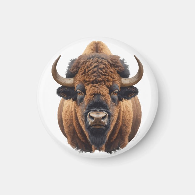 Bison / Buffalo Magnet (Framsidan)