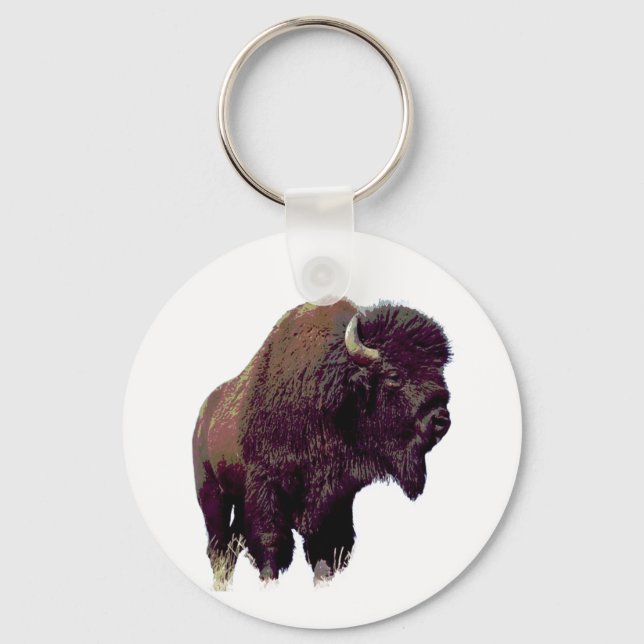 Bison Buffalo  Nyckelring (Framsida)