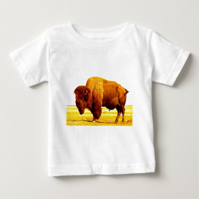 Bison / Buffalo T Shirt (Framsida)