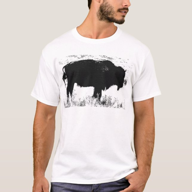 Bison - Buffalo Tee Shirt (Framsida)