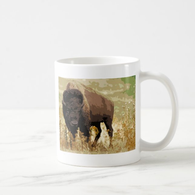Bison/buffel Kaffemugg (Höger)