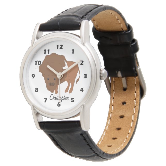 Bison Design Armbandsur (Vinklad)